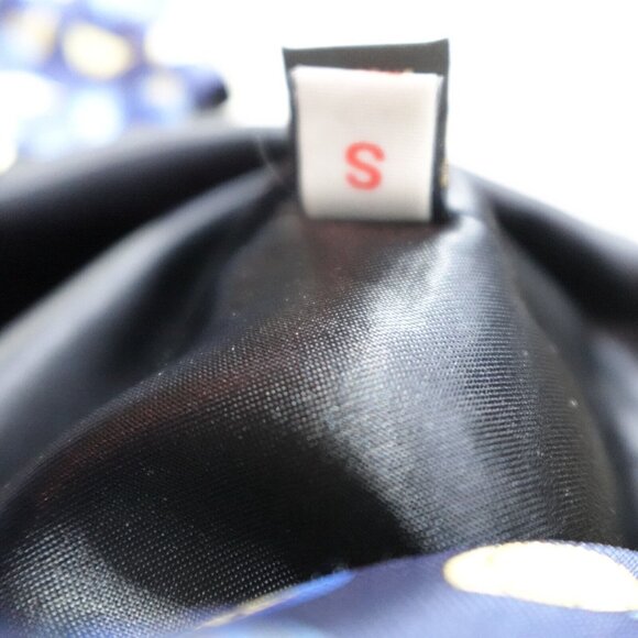 New & Lingwood Vest Small Blue Waistcoat 100% Silk Made in England - Picture 5 of 10